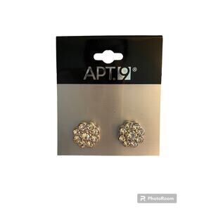 APT 9 Flower Rhinestone Earrings